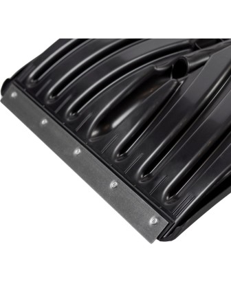 Лопата снеговая Крепыш пластиковая с оцинков. стальной планкой, без черенка