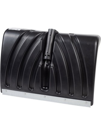 Лопата снеговая Крепыш пластиковая с оцинков. стальной планкой, без черенка