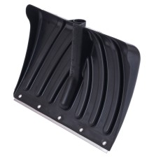 Лопата снеговая Крепыш пластиковая с оцинков. стальной планкой, без черенка