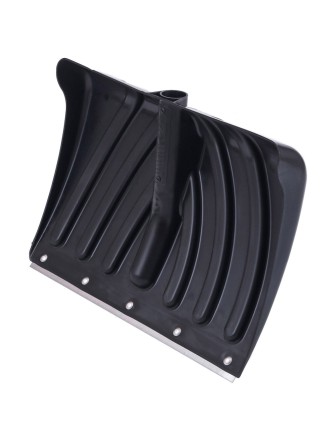 Лопата снеговая Крепыш пластиковая с оцинков. стальной планкой, без черенка