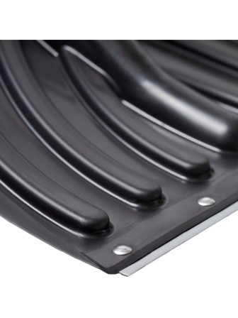 Лопата снеговая Крепыш пластиковая с оцинков. стальной планкой, без черенка