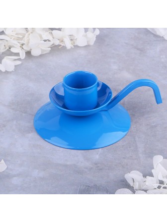 Подсвечник "Ретро" синий для 1 свечи