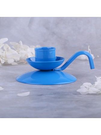 Подсвечник "Ретро" синий для 1 свечи