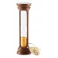 Часы песочные 5 мин деревянные Стеклоприбор, песок оранжевый, цвет орех