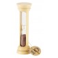 Часы песочные 10 мин деревянные Стеклоприбор, песок коричневый, цвет натуральный