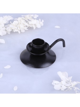 Подсвечник "Ретро" черный для 1 свечи