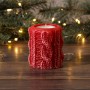 Свеча с подсвечником для чайной свечи "Вязаный пенек" 6,5 см Омский свечной