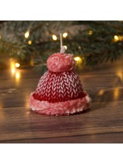 Свеча новогодняя "Шапочка" Омский свечной