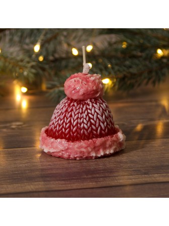 Свеча новогодняя "Шапочка" Омский свечной