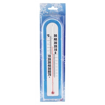 Термометр фасадный "Стеклоприбор" ТБН-3-М2 исп.5 для холодного климата, синий