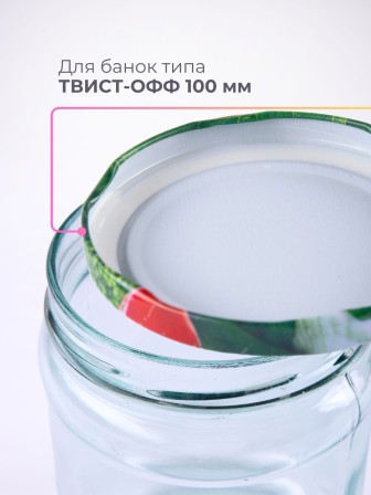 Крышка Полинка Твист-100 упаковка 15 шт.