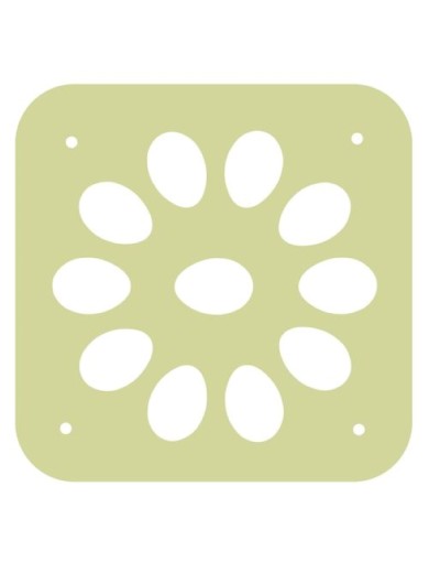 Решетка в большой овоскоп Несушка перепелиная на 11 яиц