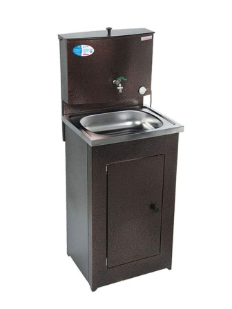 Умывальник Акватекс с ЭВН, бронза, нерж. мойка