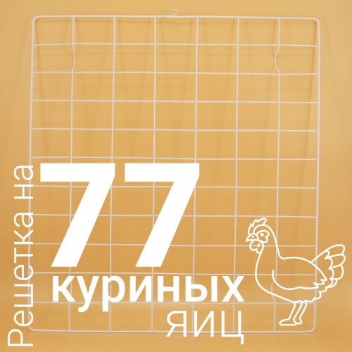 Решетка куриная №11 на 77 ячеек для инкубаторов Несушка 77 