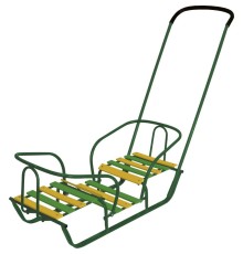 Санки для двойняшек Ника СД/З2 зеленые