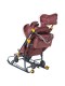 Санки-коляска Ника детям НД7-6/12 с бельчонком шоколадный