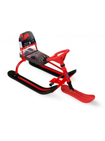 Снегокат Ника TWINY1 TW1+/Э с принтом "Nika kids экстрим"