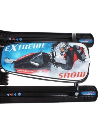 Снегокат "Ника джамп" СНД1/Г2 гонки/черный каркас