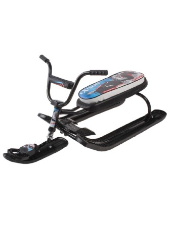 Снегокат "Ника джамп" СНД1/Г2 гонки/черный каркас