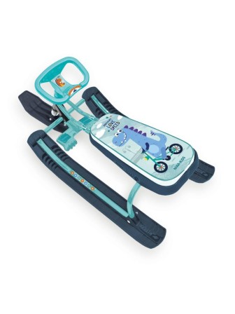 Снегокат Ника "Тимка Спорт 1+" ТС1+/Д с динозавром