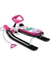 Снегокат Ника "Тимка Спорт 2" ТС2/Б2 бабочки/белый