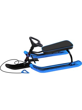 Снегокат Ника Тимка Спорт ТСЛ/Ч2 черный/голубой