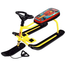 Снегокат Тимка Спорт-1 ТС1/F12 принт "Nika kids F1" желтый