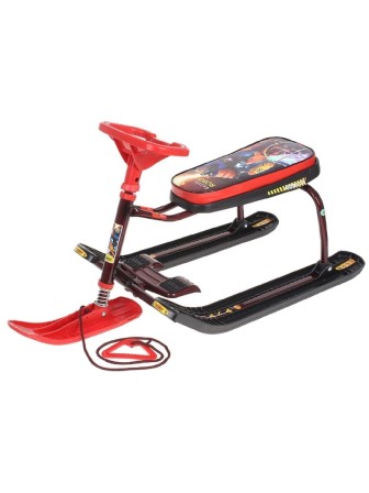 Снегокат Ника Тимка Спорт-1 ТС1/Р2 с роботом/бордовый