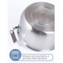 Кастрюля Амет Эконом 3 л 1С815 с металлической крышкой