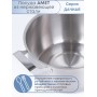 Кастрюля Амет на 4 литра Эконом 1С818 с металлической крышкой