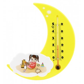 Термометр комнатный для детской Стеклоприбор П-17 "Месяц" Ребенок
