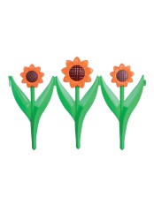 Ограждение для клумбы пластиковое Подсолнухи Альтернатива М534 6 шт. 45х30 см