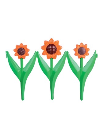 Ограждение для клумбы пластиковое Подсолнухи Альтернатива М534 6 шт. 45х30 см