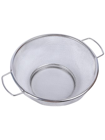 Дуршлаг металлический с ручками MALLONY Macaroni 22 см нержавеющая сталь