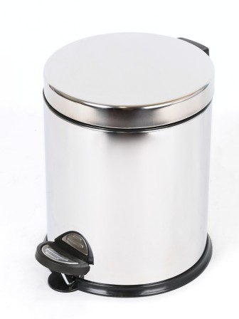 Ведро для мусора Perilla 5 л с педалью, нержавеющая сталь