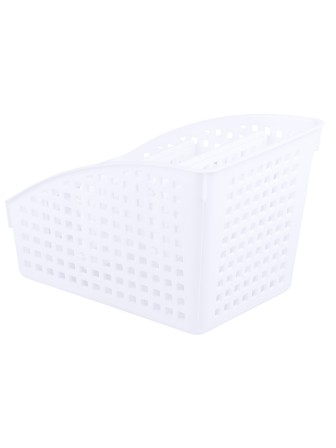 Органайзер для хранения Лофт VIOLET со съемными перегородками широкий белый