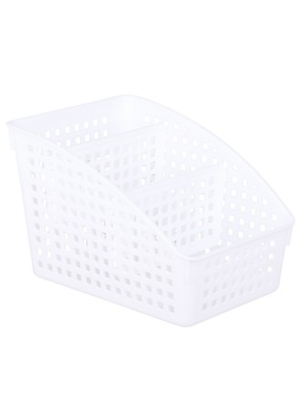 Органайзер для хранения Лофт VIOLET со съемными перегородками широкий белый