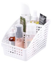 Органайзер для хранения Лофт VIOLET со съемными перегородками широкий белый