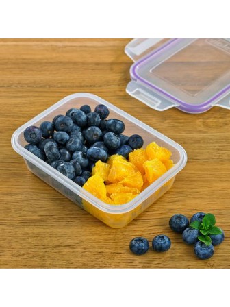 Контейнер пищевой VIOLET 0.5 л с крышкой, прозрачный