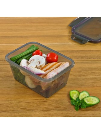 Контейнер пищевой VIOLET 0.8 л герметичный, дымчатый 