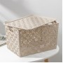 Корзинка Ромашки VIOLET 14 л с крышкой, цвет латте