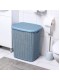 Корзина для белья 60 л Вязь VIOLET, цвет голубая норка