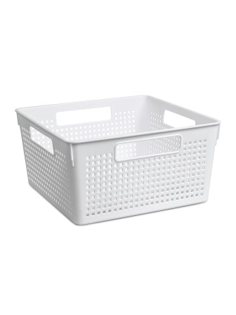 Коробка квадратная Лофт VIOLET 11 л без крышки, белая