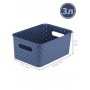 Корзинка Береста 3 л VIOLET, 235х173х105 мм, цвет космик