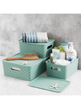 Корзинка 3 л Береста VIOLET, 235х173х105 мм, цвет шалфей