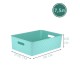 Корзинка 7.5 л Береста VIOLET, 350х245х105 мм, цвет шалфей