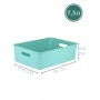 Корзинка 7.5 л Береста VIOLET, 350х245х105 мм, цвет шалфей