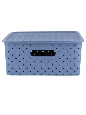 Корзинка 7.5 л Береста VIOLET с крышкой, цвет космик