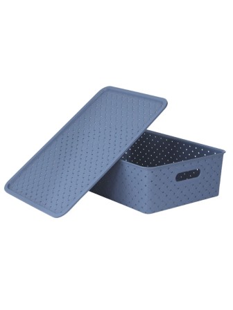 Корзинка 7.5 л Береста VIOLET с крышкой, цвет космик