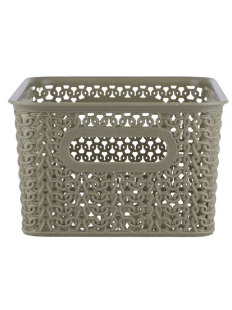 Корзинка 3 л Вязь VIOLET, 235х173х105 мм, цвет капучино